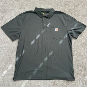 Carhartt Men's Olive Polo Shirt